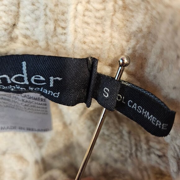 Islander Womens Wool Cashmere Cardigan Ireland Sweater Career Open hipster - Picture 9 of 11